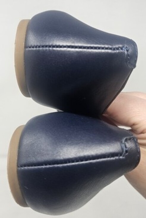 Lucky Brand Women's Archh Almond Toe Asymmetrical Ballet Flats Navy Size 9 - Picture 3 of 8